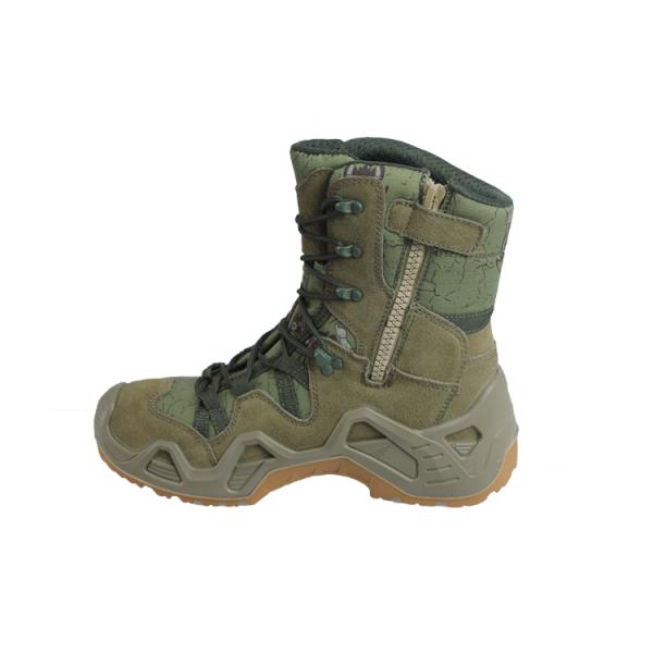Mid Calf Combat Boots With Durable PUPU Outsole For Outdoor Adventures