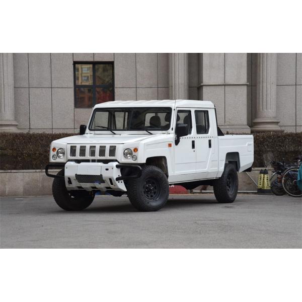 Camioneta de carga de carretera 4x4 diesel de doble fila con asiento del conductor de suspensión aérea