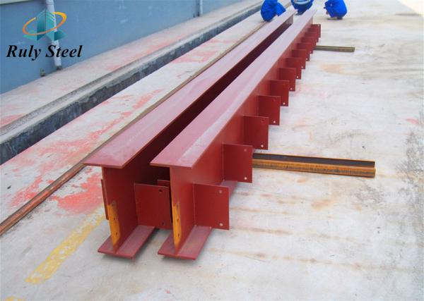 Prefab Steel Structure H-Section Columns Beams Q235B Q355B