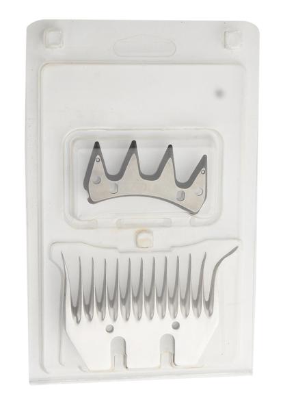 13 Teeth Curved Stainless Steel Clipper Accessories , Sheep Shearing Blades