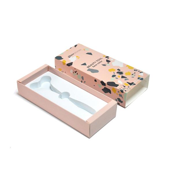 Logo Design Jewelry Custom Paper Packaging Box Display Pull Out Necklace Packaging