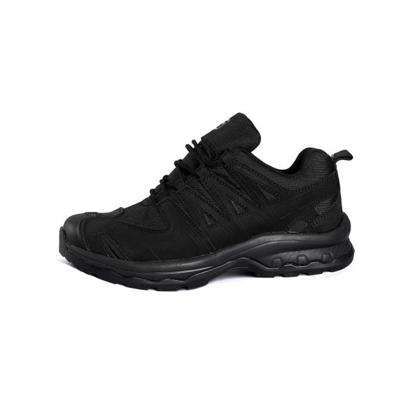 Shengjie Black Brand Name Same Type Durable Soft Footwear with Mesh Nubuck Cow Leather Upper Unisex Outdoor Shoes