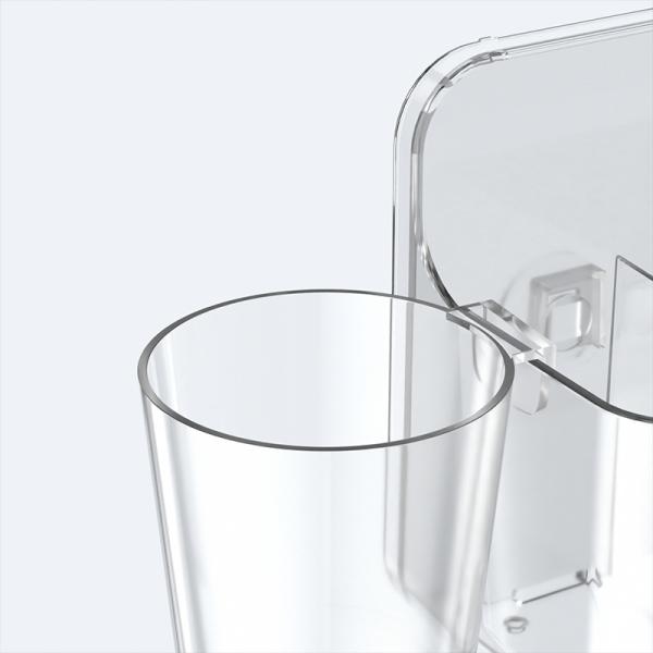 всасывание стены держателя зубной щетки держателя чашки WGO зубной щетки широкой собственной личности 32cm слипчивое