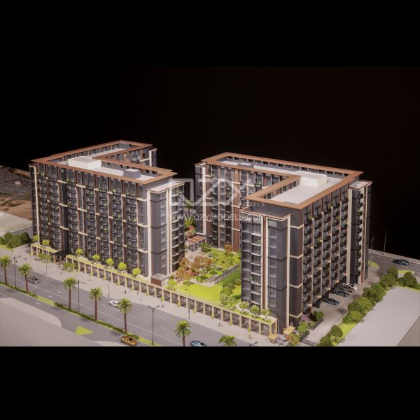 1:125 Scale Architectural Scale Model with Etching and Refined Handmade Craftsmanship for Realistic Display