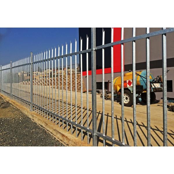 Steel Galvanized 1.5m Height Tower Fencing With Angle Pale