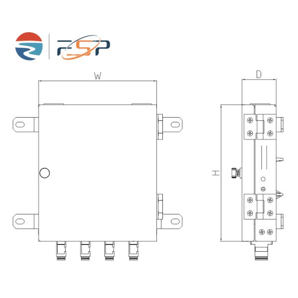 FTTX Network ODN Metal Mini Fiber Optic FTTH Terminal Box 8 Корневое распределение с LC и SC соединителями