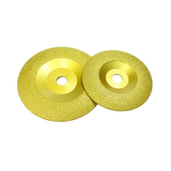 Изогнутый вакуум абразивного диска диска чашки диаманта 125mm паял