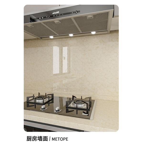 Vinyl PVC Marble Wallpaper 10m Adhesive Marble Wallpaper High Temperature Resistant