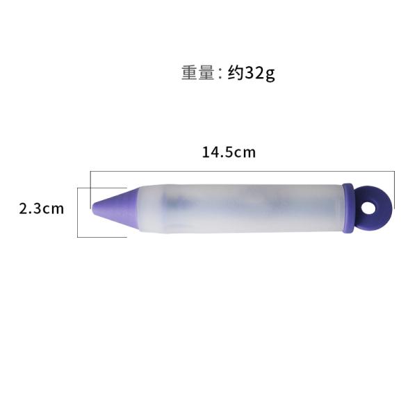 Effortlessly Decorate Cakes and Pastries with This Silicone Cake Pen 14.5*2.3 cm