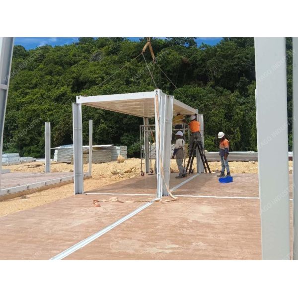 Prefabricated Modular Shipping Containers Building Mining Site Camp Accommodation Office