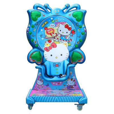 Moeda operada Kiddie Rides Swing Game Machine com construção de metal acrílico plástico