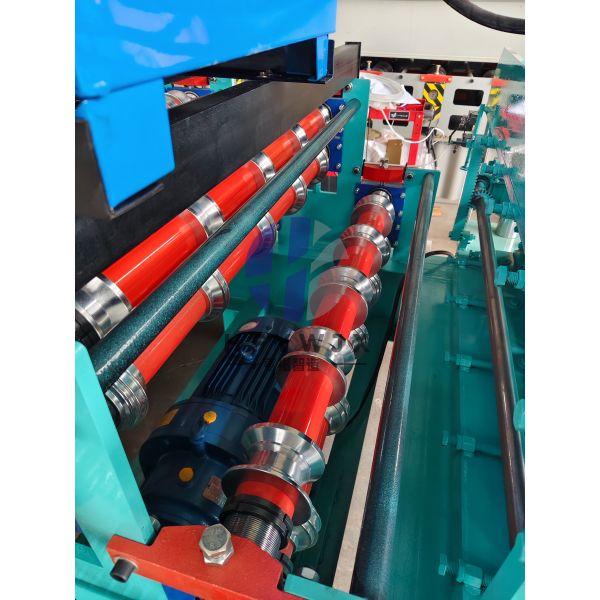 Hydraulic Shearing Double Layer Roll Forming Machine With PLC Control System