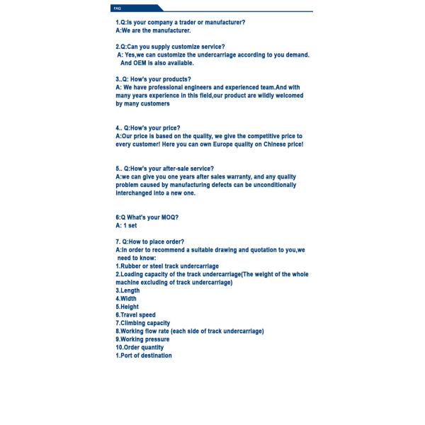 Drilling Rigs 4.5 ton Suitable Excavator Used Crusher Machine Undercarriage Chassis Base