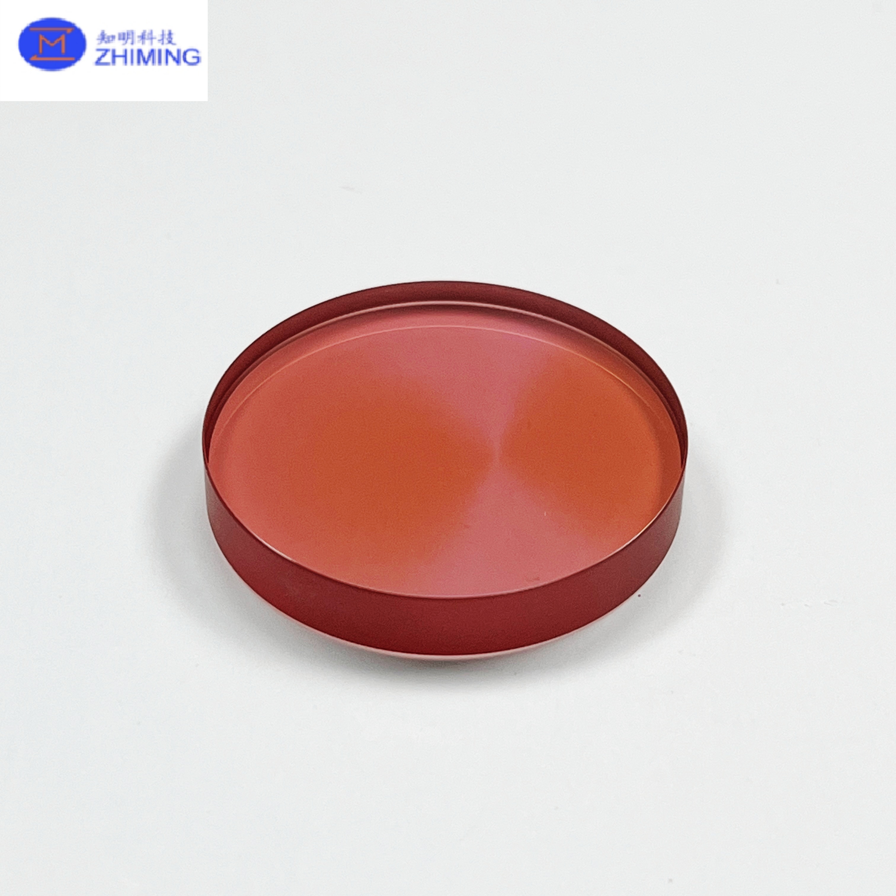 Lab-Grown Orange Sapphire Rough Material