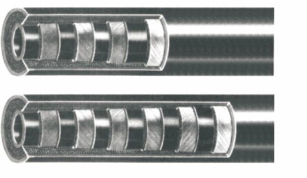 SAE 100R15 Mutiple Spiral Steel Wire Reinforced Hydraulic Rubber Hose High Impulse