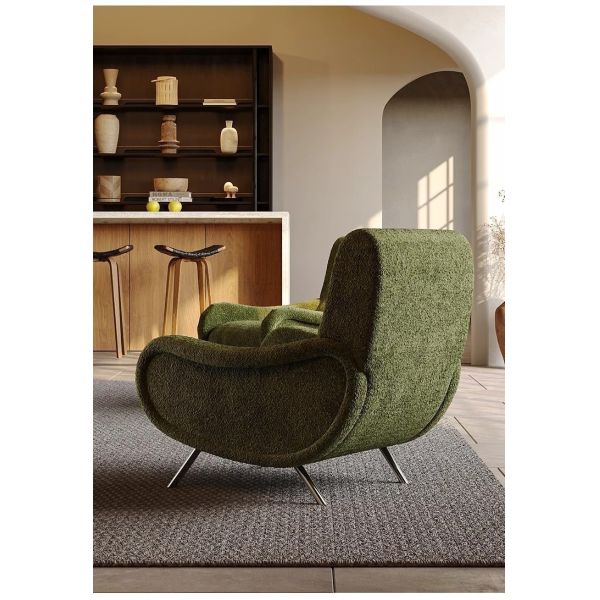 Custom Modern Style Single Sofa Chair Leisure Designer Lounge Chair Lazy Recliner Backrest Armchair for Living Room