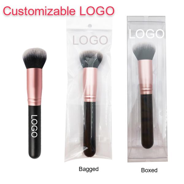 Synthetic Hair 1pcs Kabuki Makeup Brushes ISO 9001