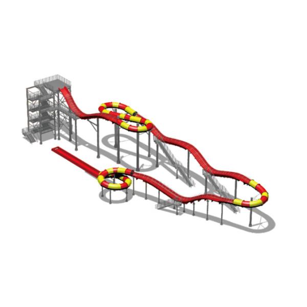 Strong QC Team Amusement Aquapark Water Dragon Water Roller Coaster for Water Park