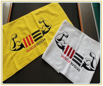 cheap promotional custom logo 100% cotton embroidery gym sport bath towel