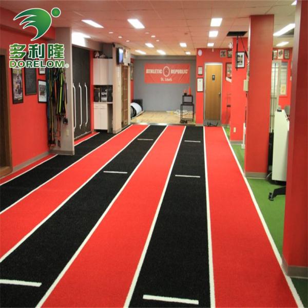 Upgrade Your Workouts with Dorelom Green Artificial Grass Gym Floor Mat and Sled Track