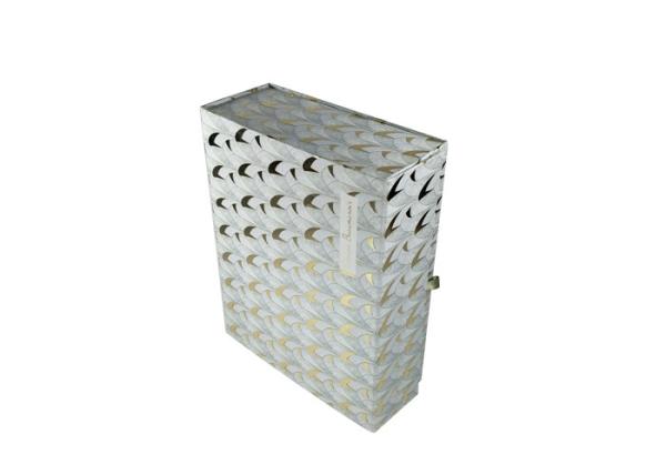 Plano excelente caixas de presente dobráveis recicladas, caixas de presente rígidas do cartão