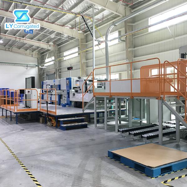 A caixa ondulada de alta velocidade morre velocidade da moldura do vidro de originais 350tons da máquina de perfuração