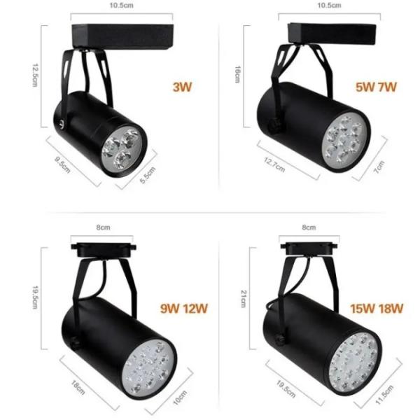 Ротатабельное освещение следа фары 60HZ 240v следа СИД для внутреннего художественного оформления