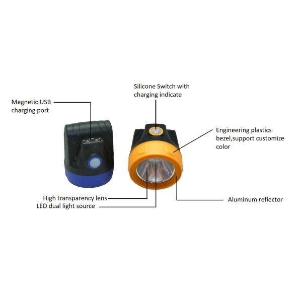 3.8AH беспроводная шахтная лампа с крышкой батарея светодиодная легкий IP67 для шахтеров