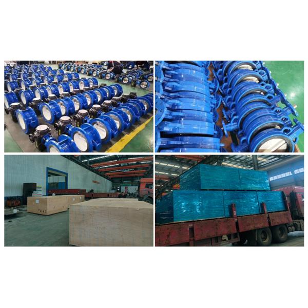 ANSI 150LB Soft Seal Turbine Butterfly Valve Ductile Iron Body