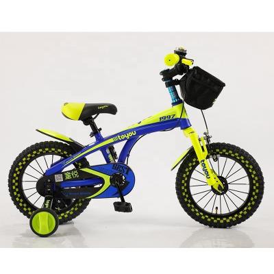14 16 18 Inch Customized Children Bike with Nylon Textile Basket and High Bounce Comfortable Saddle