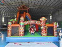 Inflatble Exotic Bouncy House With Internal Slide Combo Jumping Castle