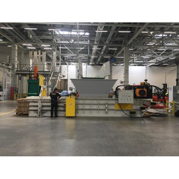 60t Hydraulic Recycling Waste Paper Cardboard Press Baler Machine