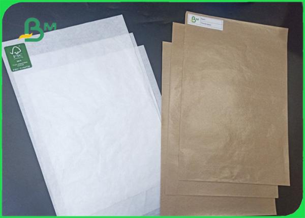 o lado do produto comestível um de 30gsm 40gsm revestiu o papel de embalagem branco na resma