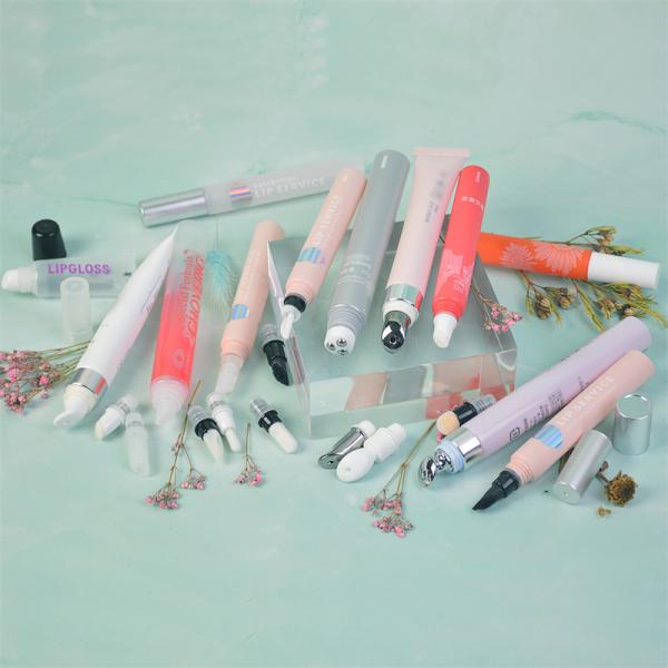 2024 Innovative Products D19mm Custom Color logo Plastic Soft Eye Cream Container