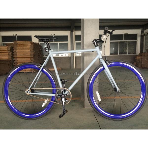 Ordinary Pedal Fixie Bike 700c Single Speed Fixed Gear Bicycle with Double V Brake