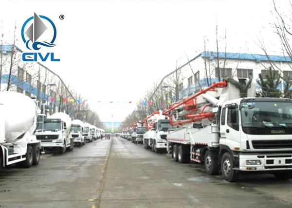 Building Construction Concrete Boom Pump Truck , Concrete Pump Truck 37m
