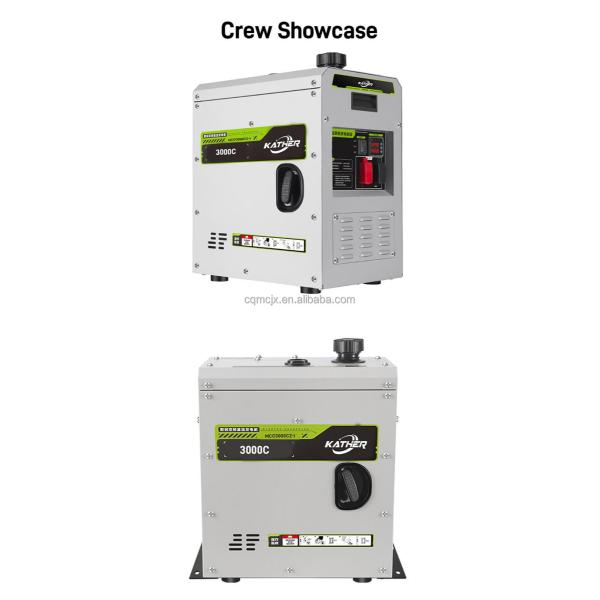 24v DC Gasoline Generator Iron Shell for Truck Parking Air Conditioning Battery Charging