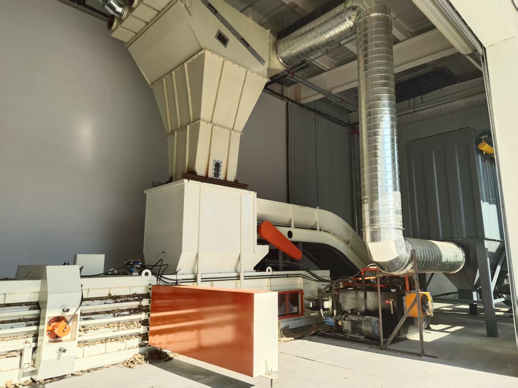Plastic & Paper Scrap Baling Machine Auto Tie System Industrial Cardboard Baler