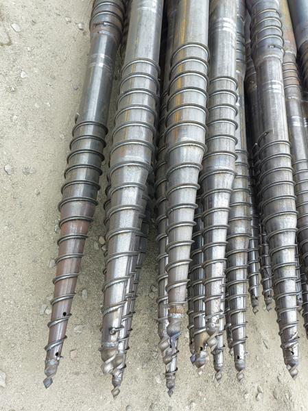 Hot Dipped Galvanized Earth Screw Ground Helical Screw Pile Commercial