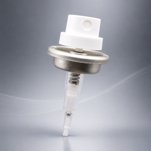 0.15cc Output Tinplate Material Fine Mist Dispensing Aerosol Valve for Controlled Spray Packaging