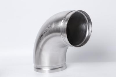 304 304L 316 316L Stainless Steel Grooved Fittings Brushed Finish For Heating Piping
