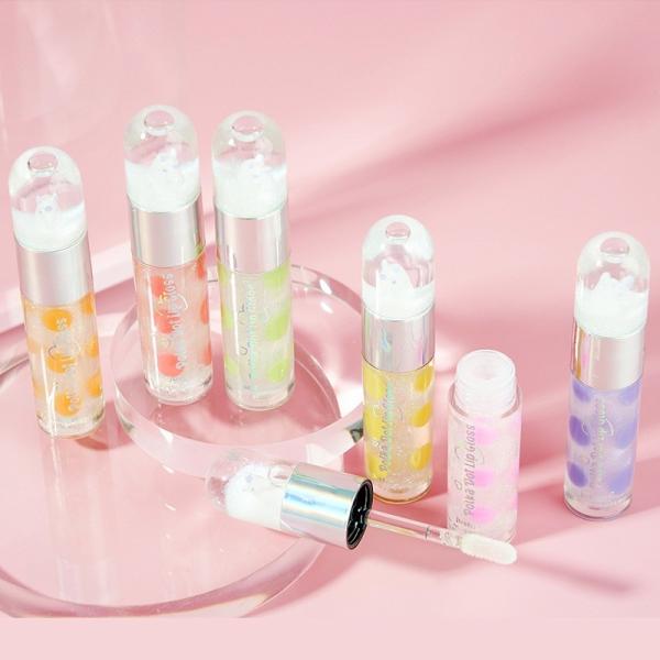 Beautiful 6ml Polka Dot Essence Lip Gloss Featured With Tube Packaging