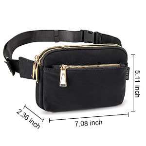 Casual Fashion Fanny Pack Adjustable Belt Bag For Outdoors Workout Traveling