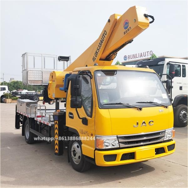 Jac 33 M Telescopic High Altitude Operation Truck Single Row Truck Mounted Work Platform