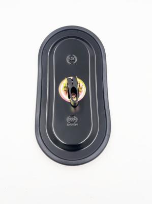 Universal Elliptical Rearview Mirror Excavator Spare Parts Black