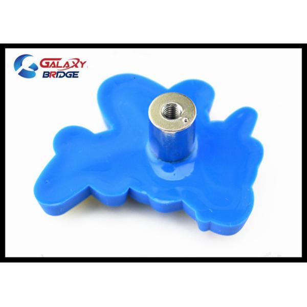 Airplane Rubber Kids Bedroom Knobs , PVC Cupboard Blue Dresser Knobs