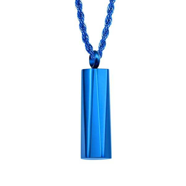 Collier en acier inoxydable homme et femme Collier croisé