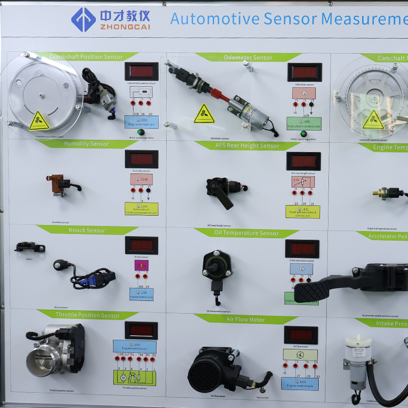Vocational Sensor Diagnostics and Signal Analysis Automotive Training Equipment Teaching Board