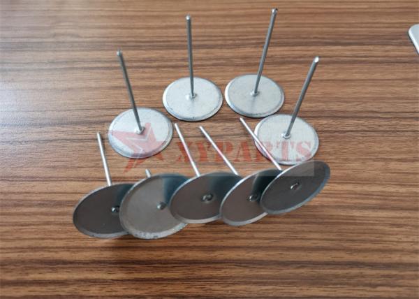Galvanized Steel 30mm Cup Head Quilting Pins As Fasteners On The Cements Roofing