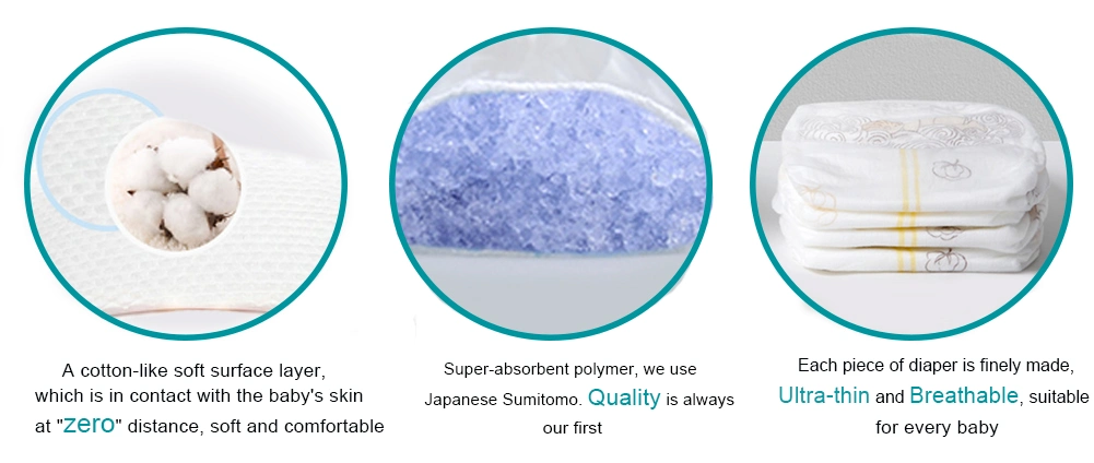 OEM Breathable Disposable Baby Diaper